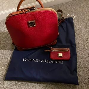 Dooney mini backpack with coin purse